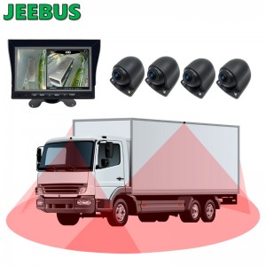 3D 1080P 360 Buss Paking Camera Car Reversing Aid Truck 360 Degree Camera Bird View Security System